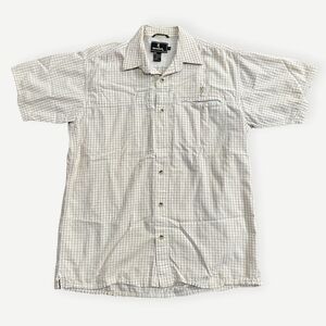 Browning Men's Plaid Short Sleeve Button Up Shirt‎ Outdoor Casual L/G